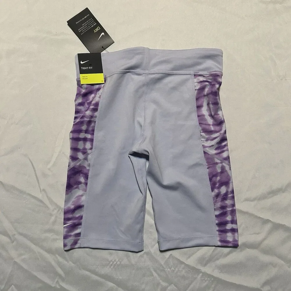 Nike Shorts Girls Medium Purple Gym Activewear New